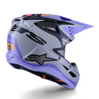 Alpinestars Youth S-M3 JETTSON MX Helmet (Grey/Purple/Black Gloss)