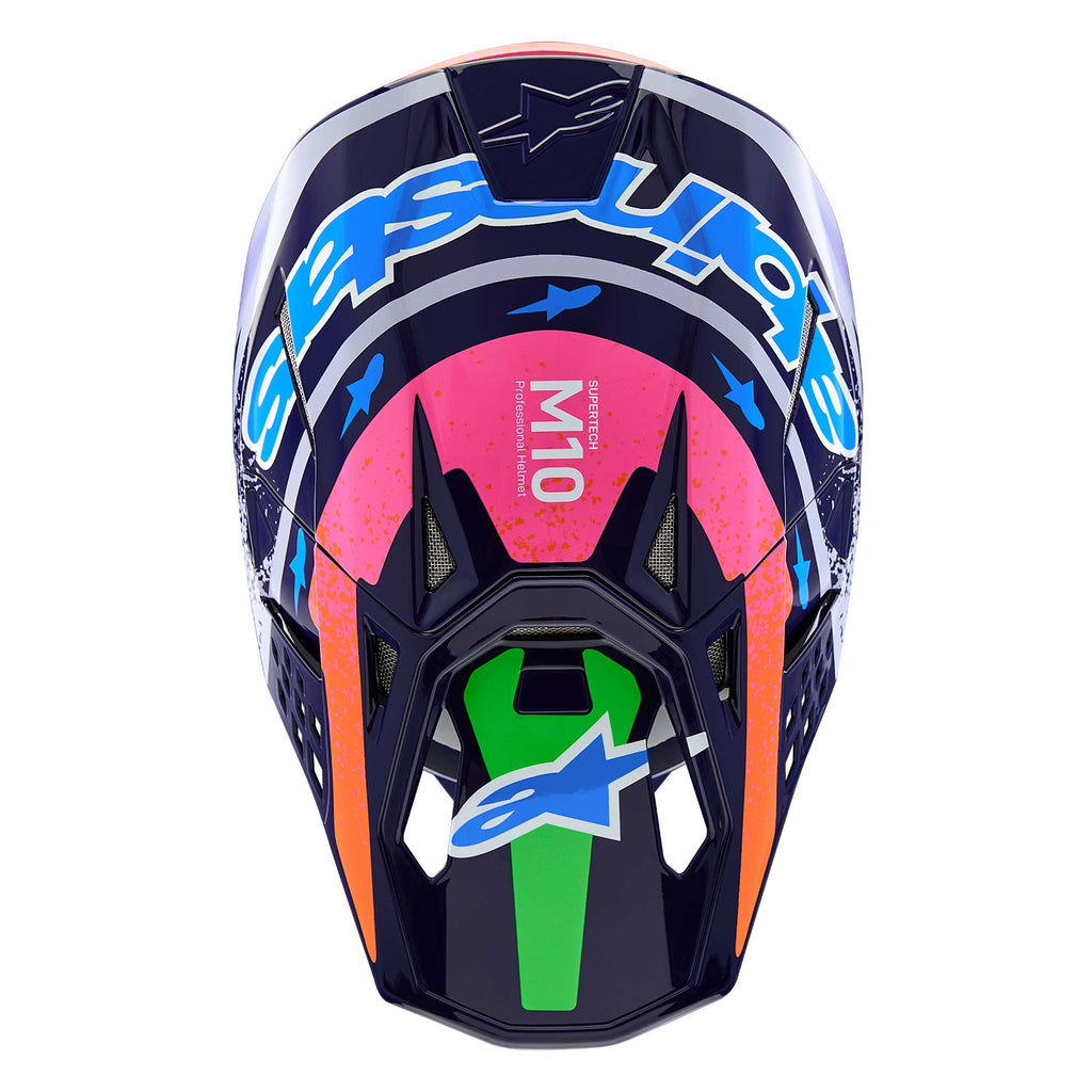 Alpinestars (Limited Edition) S-M10 MX Helmet - RECORDS (Multi)
