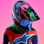 Alpinestars (Limited Edition) S-M10 MX Helmet - RECORDS (Multi)