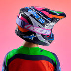 Alpinestars (Limited Edition) S-M10 MX Helmet - RECORDS (Multi)
