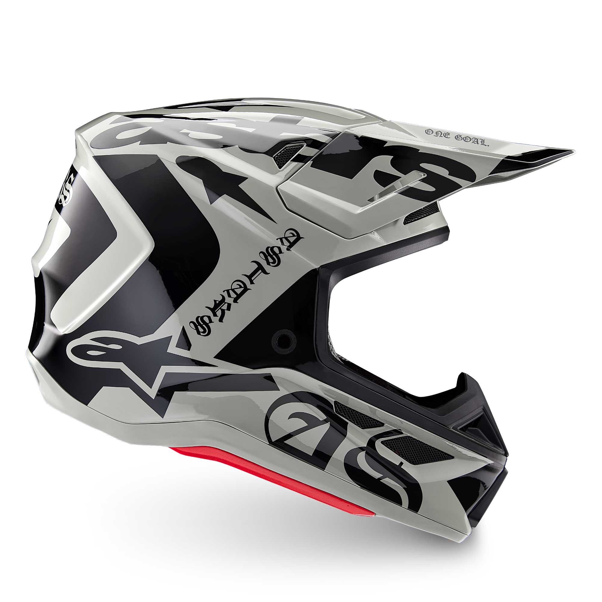 Alpinestars (Limited Edition) MX | Enduro Helmet - S-M7 WOLF DUST (Dune Black Gloss)