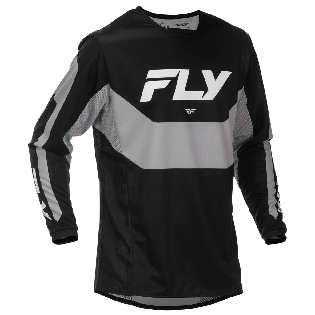 FLY MX Jersey & Pant Kit Deal - Kinetic (Black/Grey) L/32"