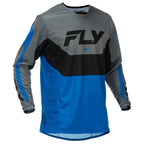 FLY MX Jersey & Pant Kit Deal - Kinetic (Blue/Grey/Black) L/32"