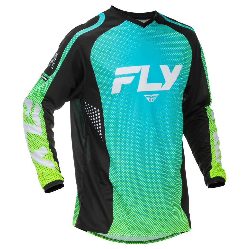 FLY MX Jersey & Pant Kit Deal - F-16 (Aqua/Black/White) L/32"