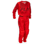 FLY Youth MX Jersey & Pant Kit Deal - F-16 (Red) YL/Y26"
