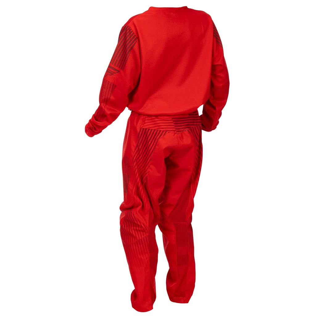 FLY Youth MX Jersey & Pant Kit Deal - F-16 (Red) YL/Y26"