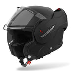 Airoh Mathisse 2 Motorcycle Touring Flip Over Helmet (Matt Black)