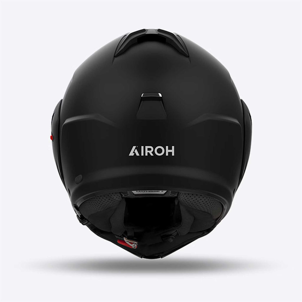 Airoh Mathisse 2 Motorcycle Touring Flip Over Helmet (Matt Black)