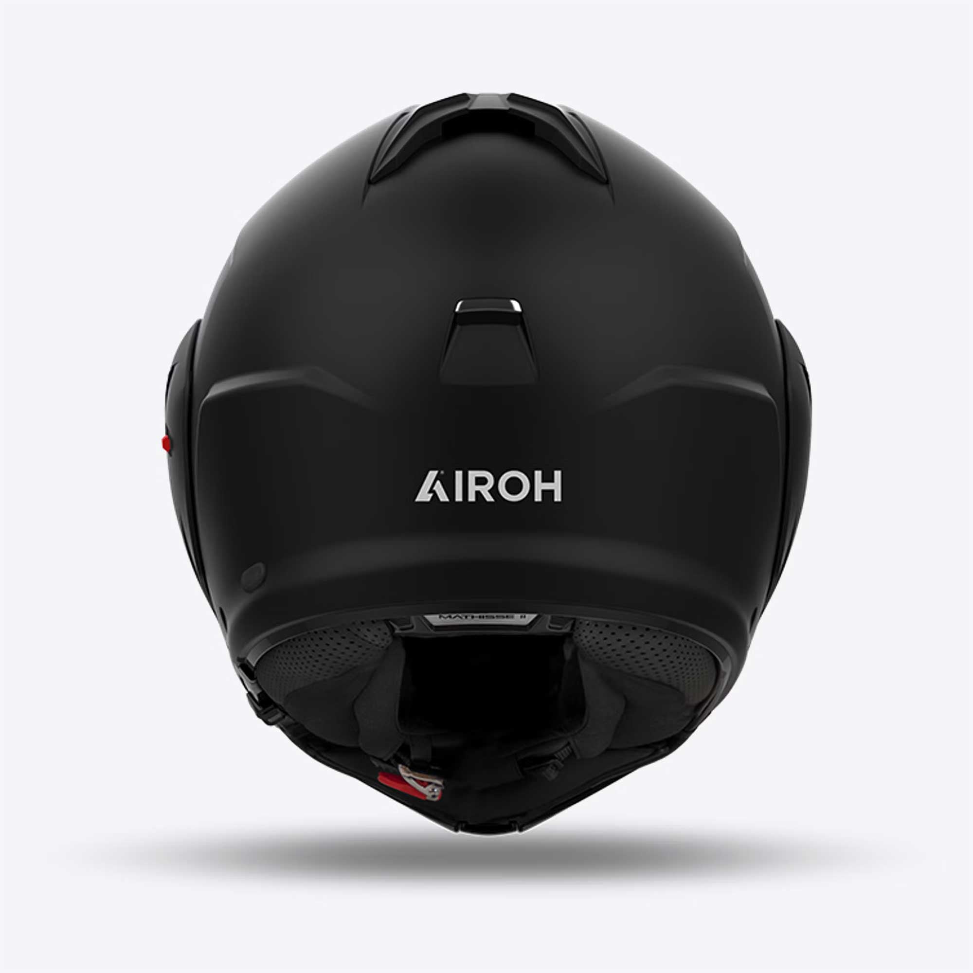 Airoh Mathisse 2 Motorcycle Touring Flip Over Helmet (Matt Black)
