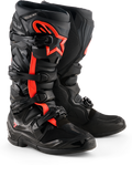 Alpinestars MX Boots - Tech 7 **NEW Model** (Black/Red Fluo)