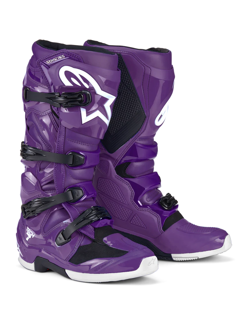 Alpinestars MX Boots - Tech 7 **NEW Model** (Purple) Pair Of Boots