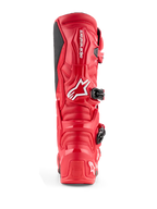 Alpinestars MX Tech 7 Boots in Red with a White Logo from the Back