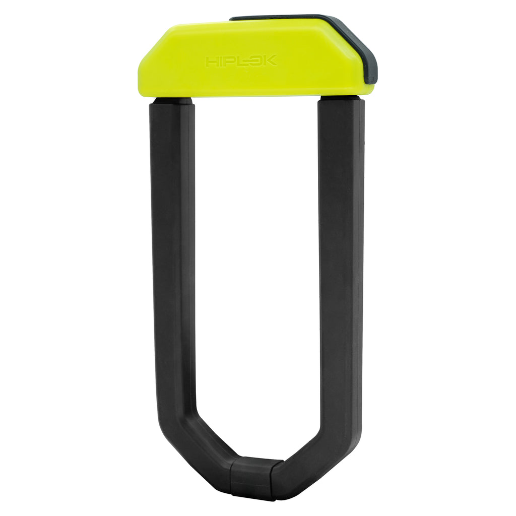 Hiplok Security DXL1000 All Black Anti-Angle Grinder D Lock (Neon Yellow)