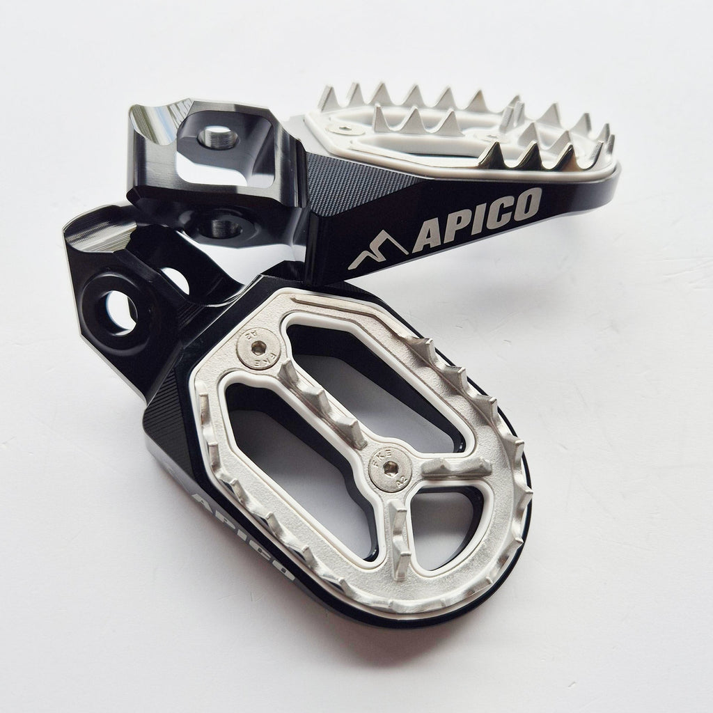 Apico Foot Pegs - PRO-BITE - KTM SX85 25-27, Husqvarna TC85 25-27, Gas Gas MC85 25-27