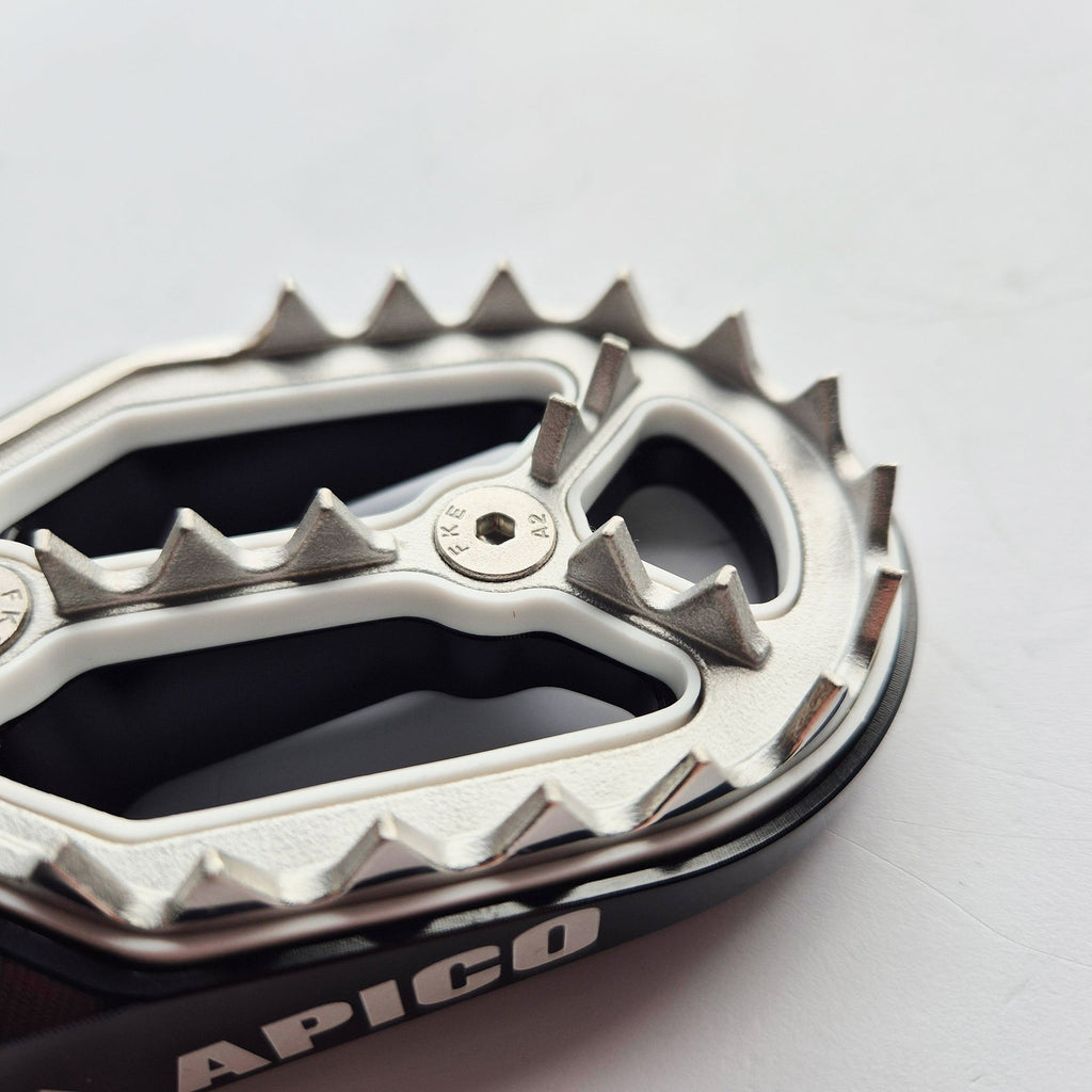 Apico Foot Pegs - PRO-BITE - KTM SX85 25-27, Husqvarna TC85 25-27, Gas Gas MC85 25-27