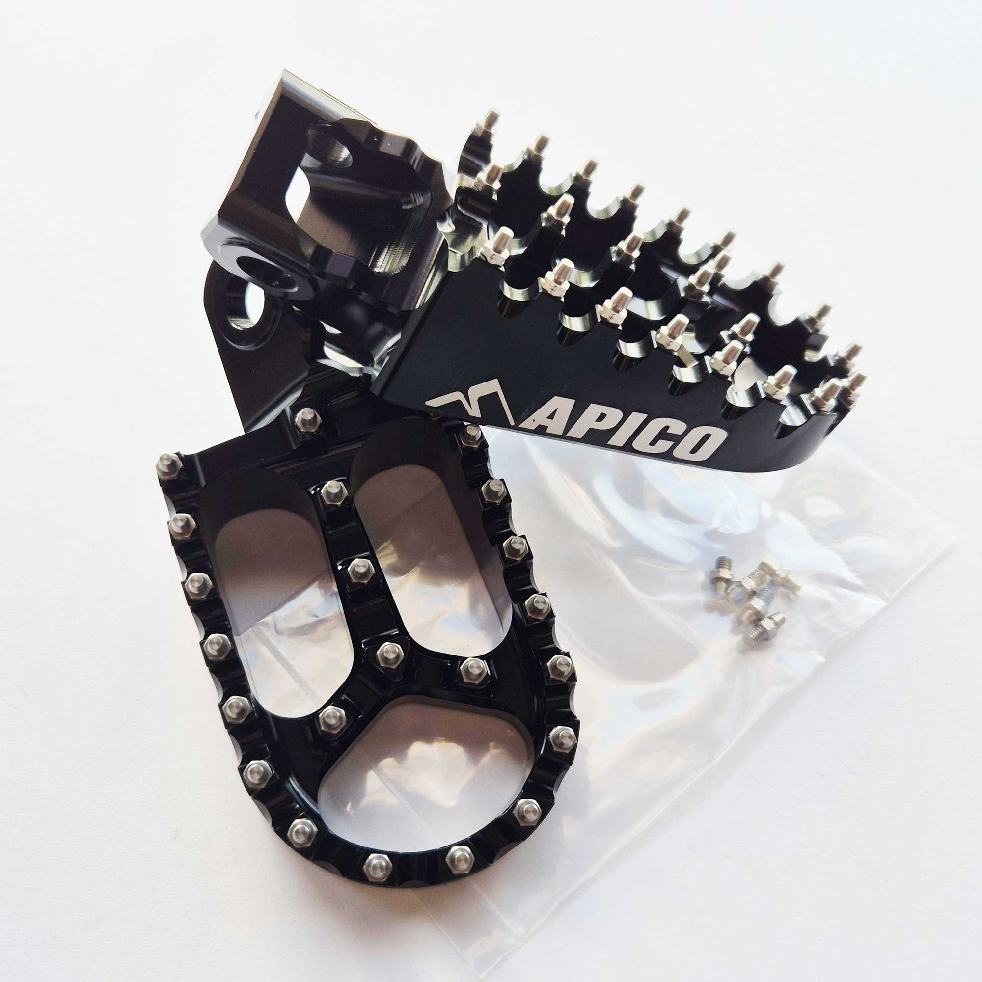 Apico - Foot Pegs - XTREME - KTM SX50/65 24-27, Husqvarna TC50/65 24-27, Gas Gas MC50/65 24-27
