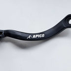 Apico - Gear Lever - Elite - KTM SX125 01-16, SX144 07-08, SX150/250 09-16, SXF250 13-15, SXF350 11-15, SXF450 07-12, EXC125/200 01-16, EXCF250 11, Husqvarna TC125 14-16, FC250/350 14-15, TE125 14-16, FE350 14–15 - Black w/Blue