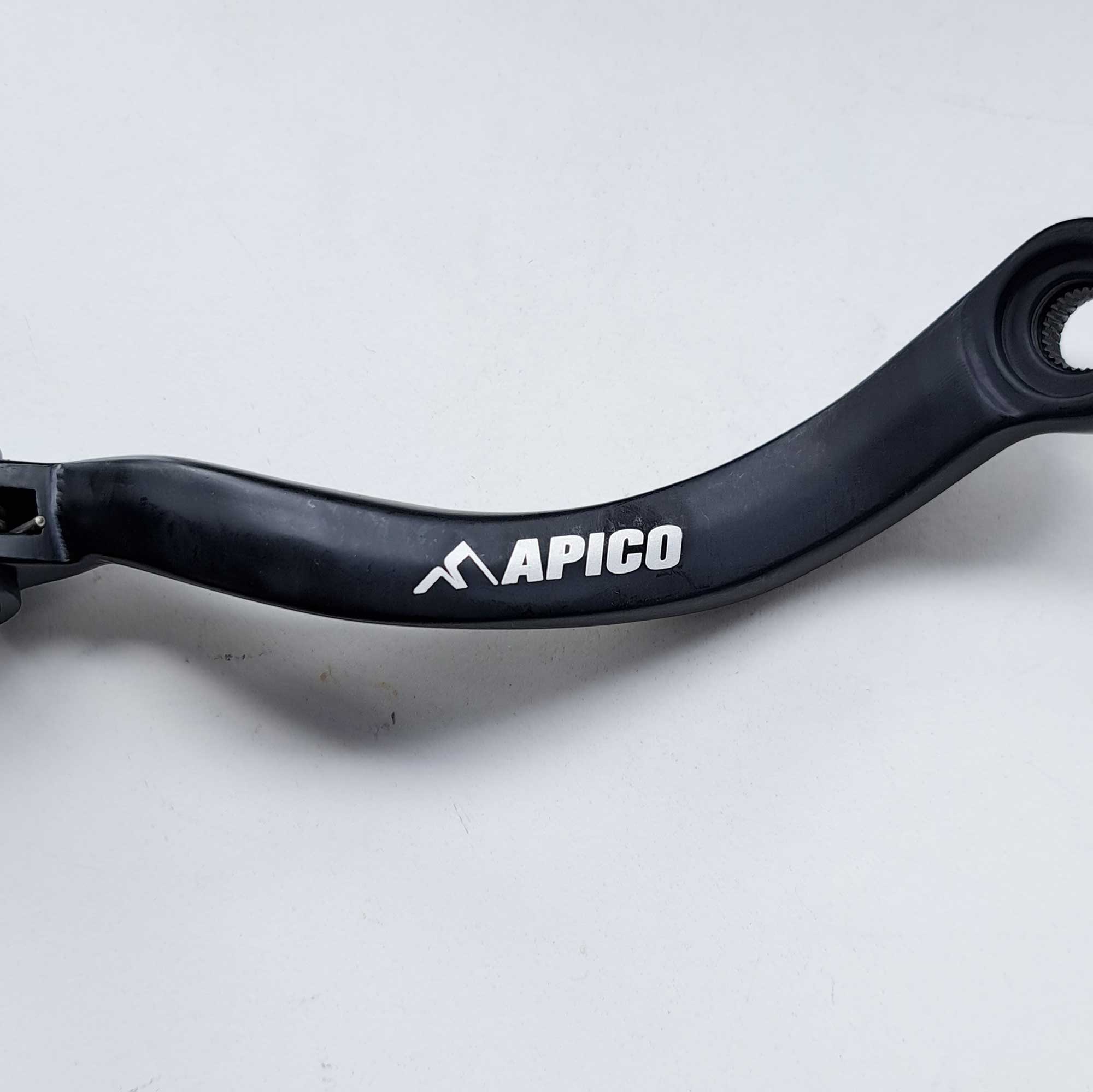 Apico - Gear Lever - Elite - KTM SX125 01-16, SX144 07-08, SX150/250 09-16, SXF250 13-15, SXF350 11-15, SXF450 07-12, EXC125/200 01-16, EXCF250 11, Husqvarna TC125 14-16, FC250/350 14-15, TE125 14-16, FE350 14–15 - Black w/Blue