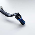 Apico - Gear Lever - Elite - KTM SX125 01-16, SX144 07-08, SX150/250 09-16, SXF250 13-15, SXF350 11-15, SXF450 07-12, EXC125/200 01-16, EXCF250 11, Husqvarna TC125 14-16, FC250/350 14-15, TE125 14-16, FE350 14–15 - Black w/Blue