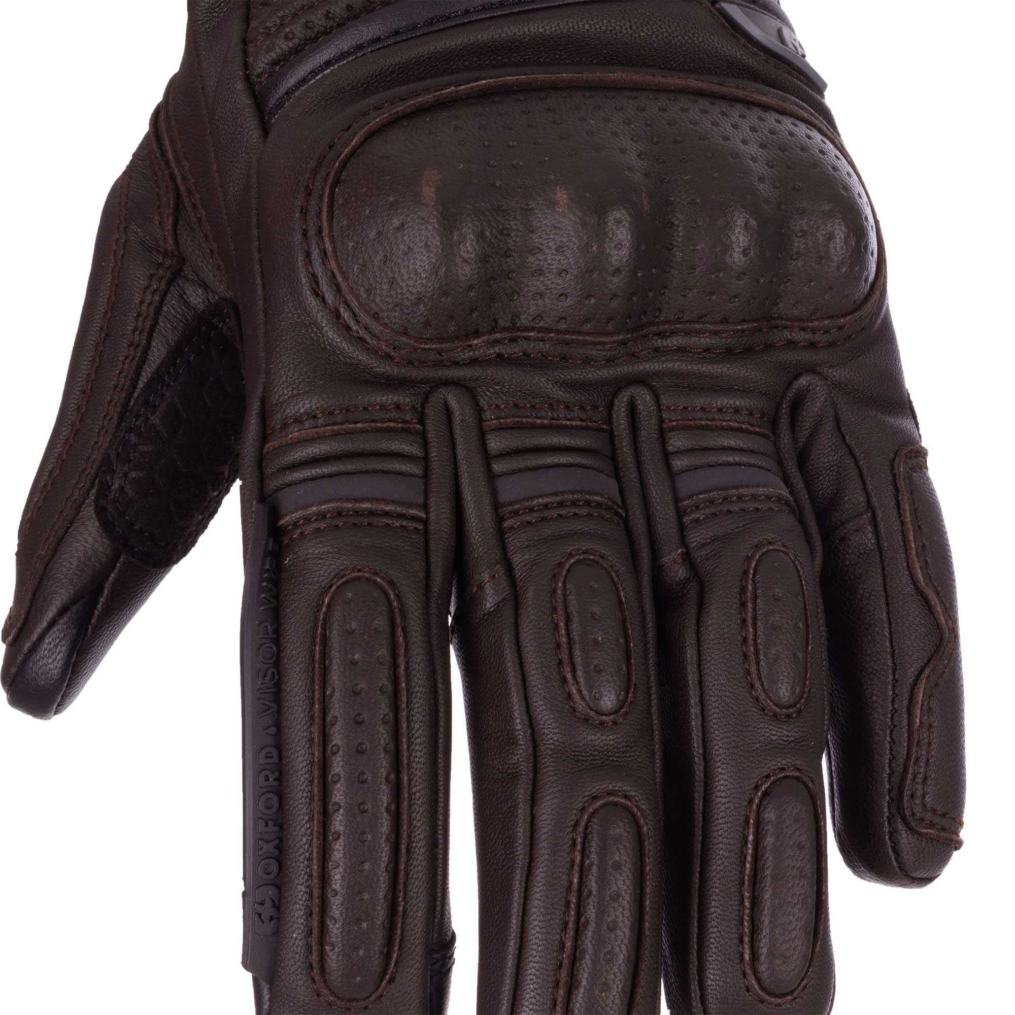 Oxford Women's Hamilton Primaloft Motorcycle Gloves (Brown)