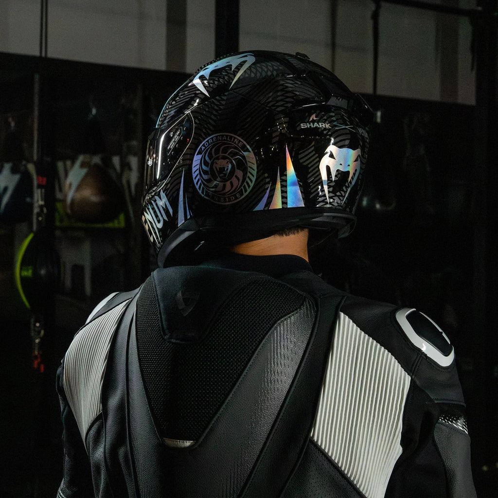 Shark D-Skwal 3 VENUM Helmet (Black/Chrome/Anthracite)