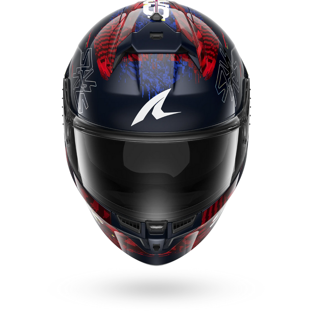 Shark Skwal Cup Speed-Vib Helmet (Blue/Red/Yellow)