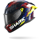 Shark Skwal Cup Speed-Vib Helmet (Blue/Red/Yellow)