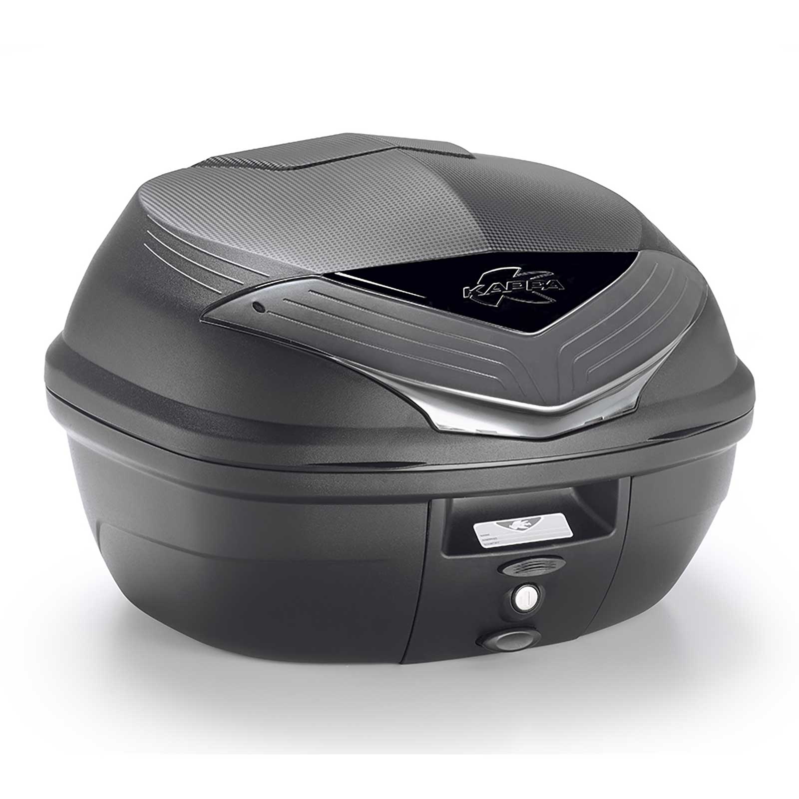 Kappa (Top Box) Monolock - K355NT2 (Black) Smoked Reflector 35L