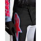 Alpinestars Fluid DRAG MX Pants (Black/White/Light Blue/Red Fluo)