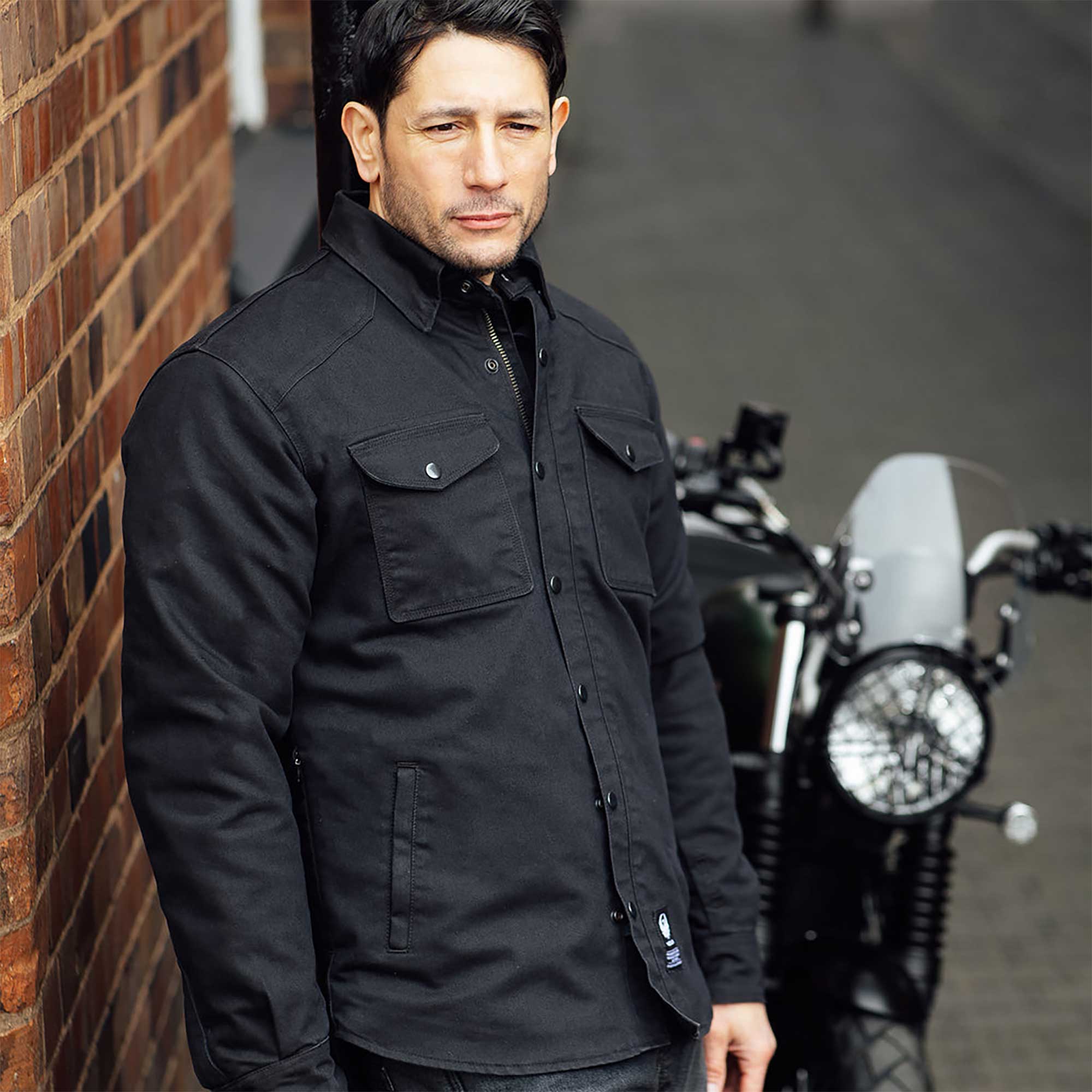Merlin Renegade Motorcycle Riding Shirt AAA (Black)