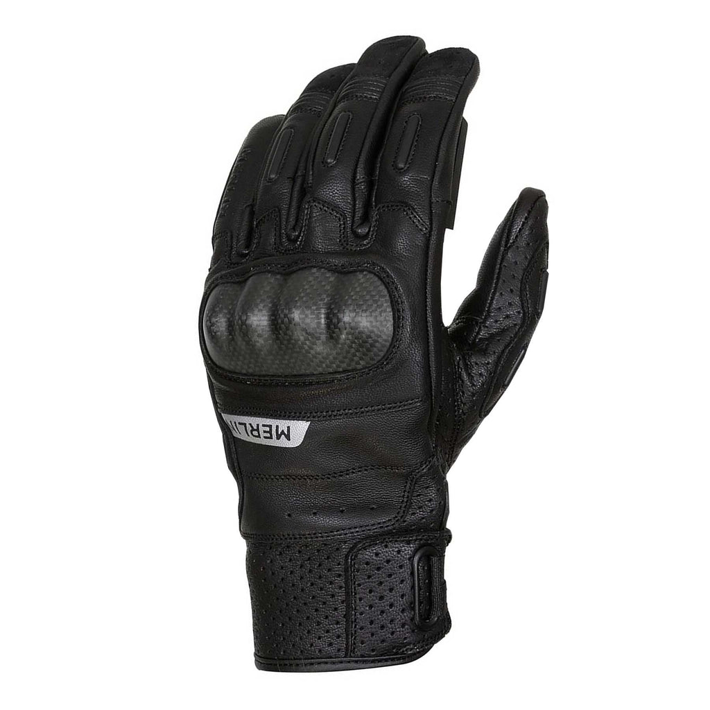 Merlin Overland Air D3O Leather Gloves (Black)