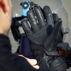 Merlin Overland Air D3O Leather Gloves (Black)
