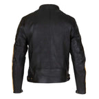 Merlin Icon D3O Motorcycle Leather Jacket AAA (Black/Gold)
