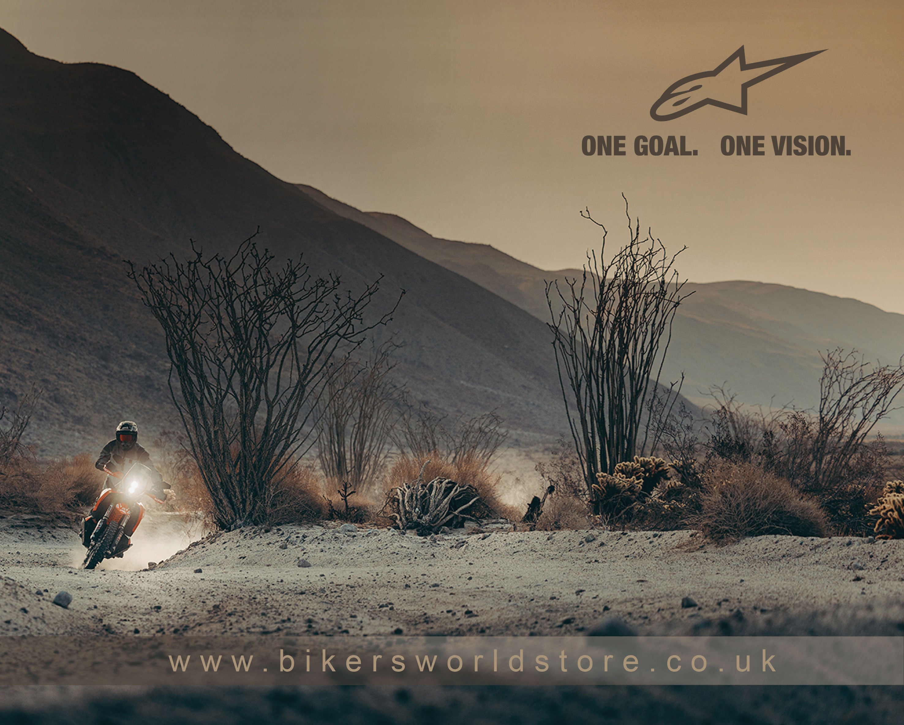 Bikers World - Mouse Mat (Desert ASTAR)