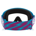 Oakley O-Frame BLUE BOLTS Goggles (Blue/Purple) Clear Lens