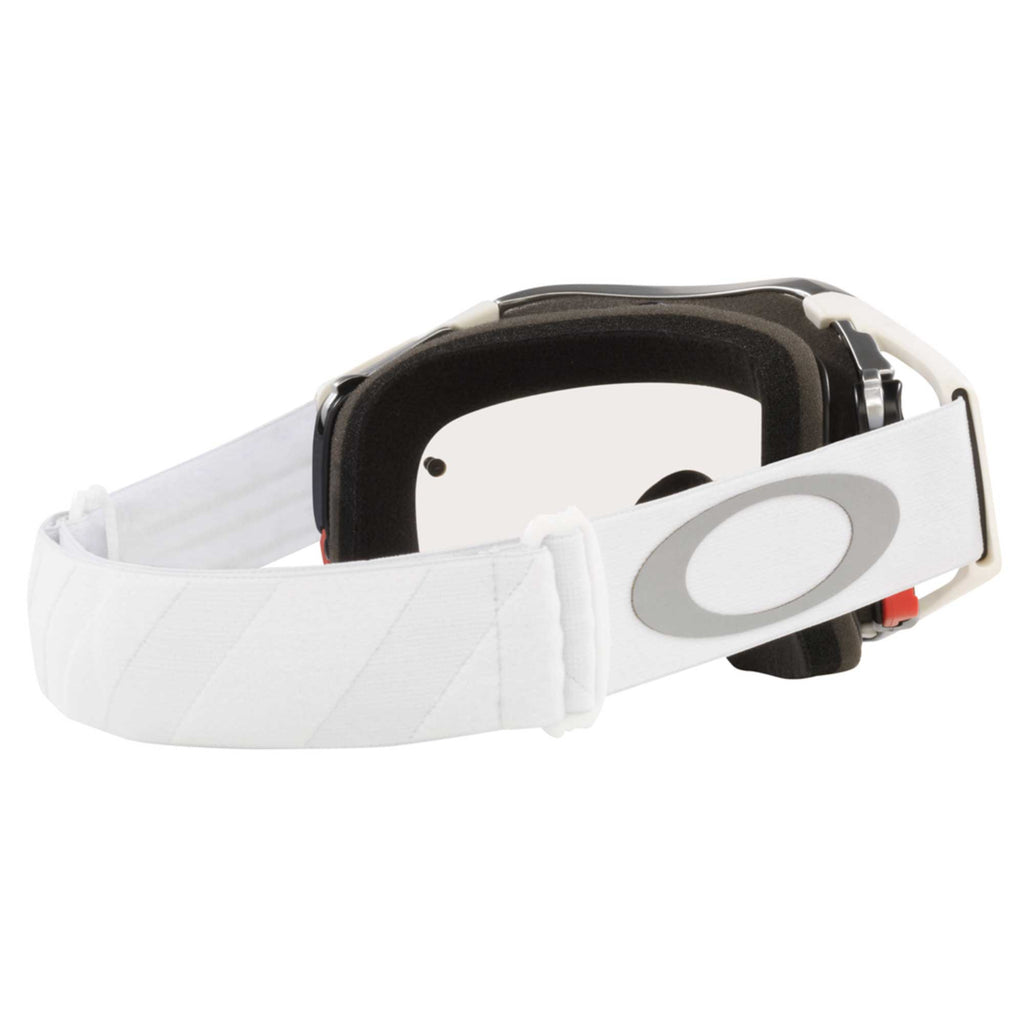 Oakley Airbrake Goggles - TUFF BLOCKS (White) Clear Len