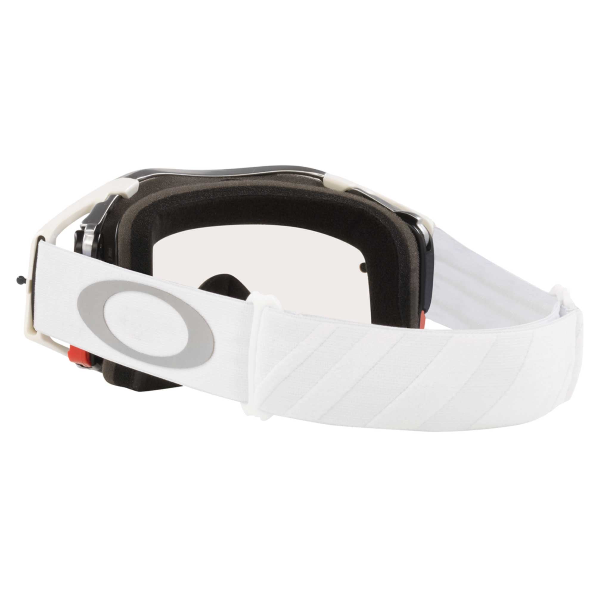 Oakley Airbrake Goggles - TUFF BLOCKS (White) Clear Len