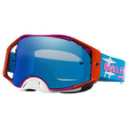 Oakley Airbrake Goggles - TLD Speed Stars (Blue/Blue/Red/Pink) PRIZM Black Ice Iridium Lens *NO BOX*