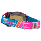 Oakley Airbrake Goggles - TLD Speed Stars (Blue/Blue/Red/Pink) PRIZM Black Ice Iridium Lens *NO BOX*