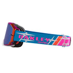 Oakley Airbrake Goggles - TLD Speed Stars (Blue/Blue/Red/Pink) PRIZM Black Ice Iridium Lens *NO BOX*