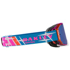 Oakley Airbrake Goggles - TLD Speed Stars (Blue/Blue/Red/Pink) PRIZM Black Ice Iridium Lens *NO BOX*