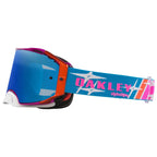 Oakley Airbrake Goggles - TLD Speed Stars (Blue/Blue/Red/Pink) PRIZM Black Ice Iridium Lens *NO BOX*