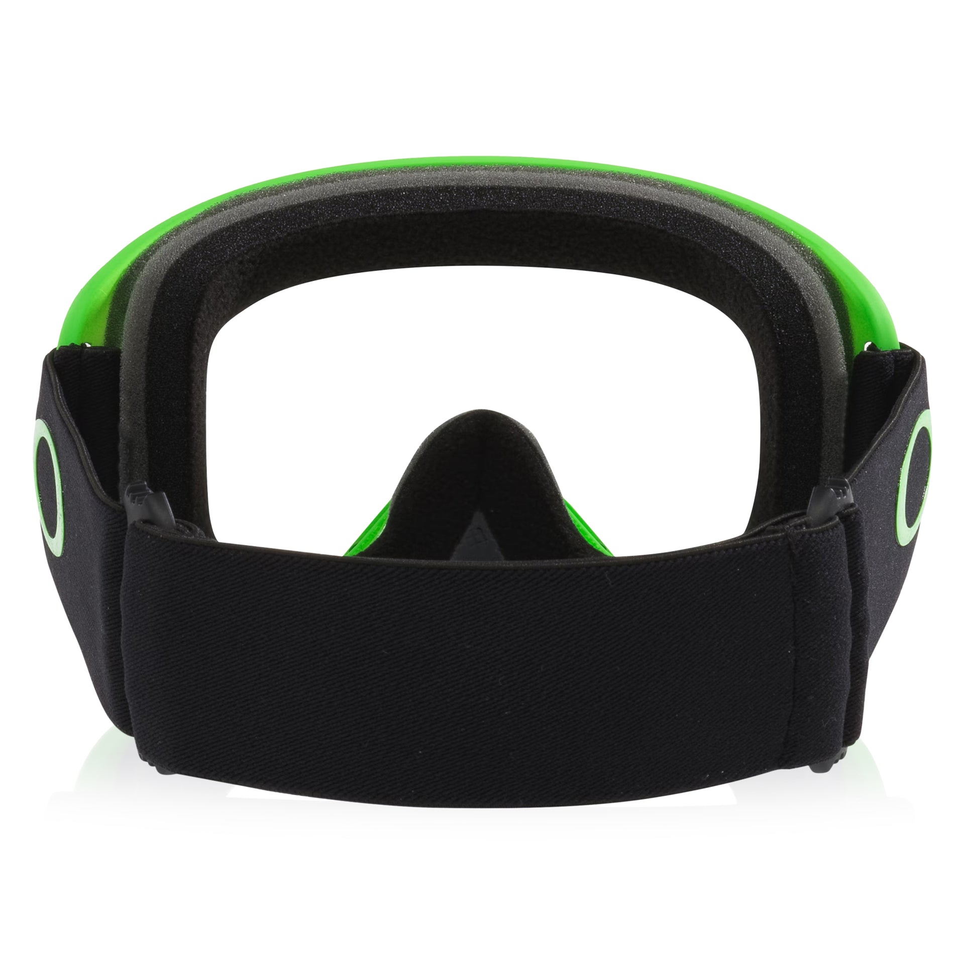 Oakley O-Frame 2.0 PRO Goggles (Neon Green/Black) Clear Lens