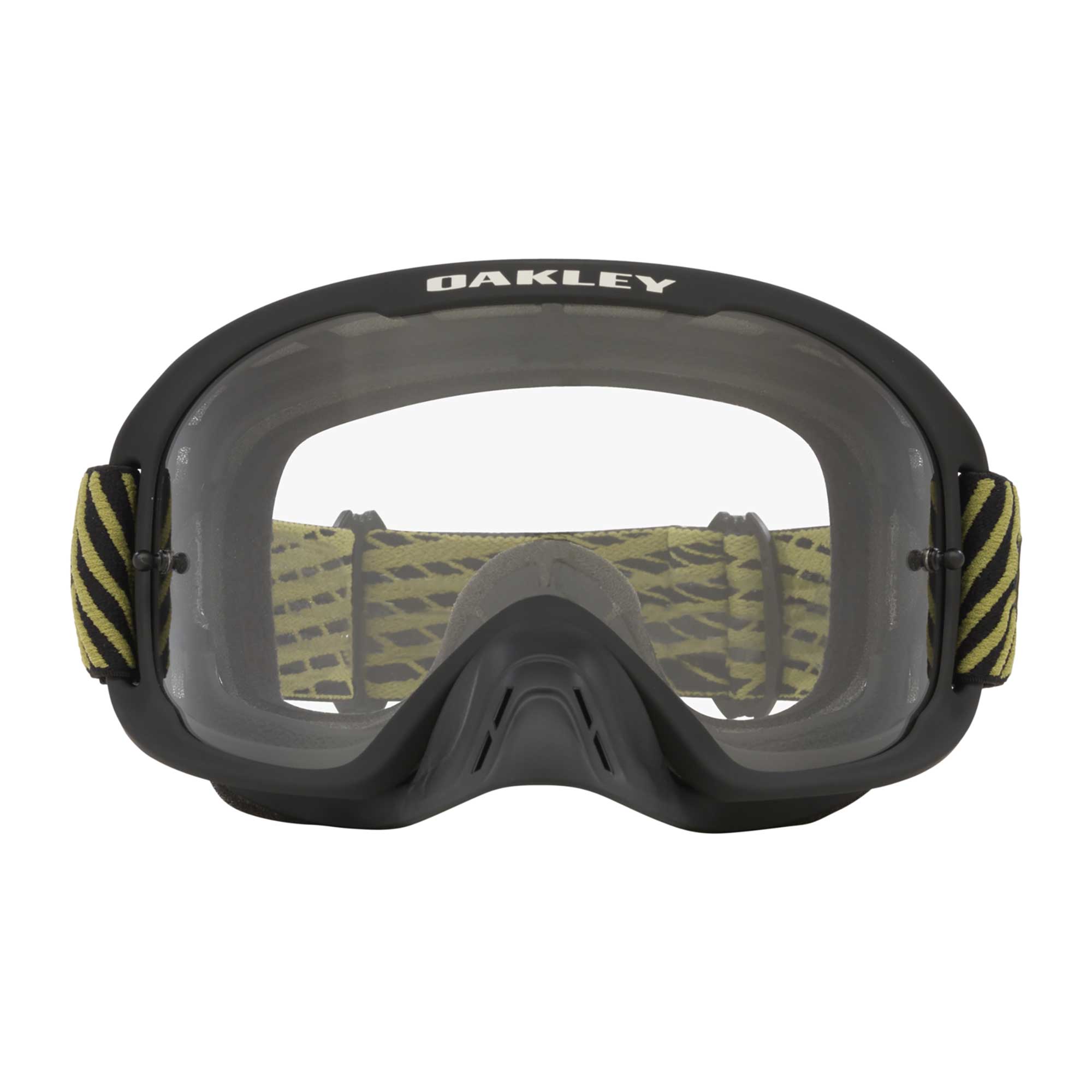 Oakley O-Frame 2.0 PRO Goggles (Green RIGID) Clear Lens *NO BOX*