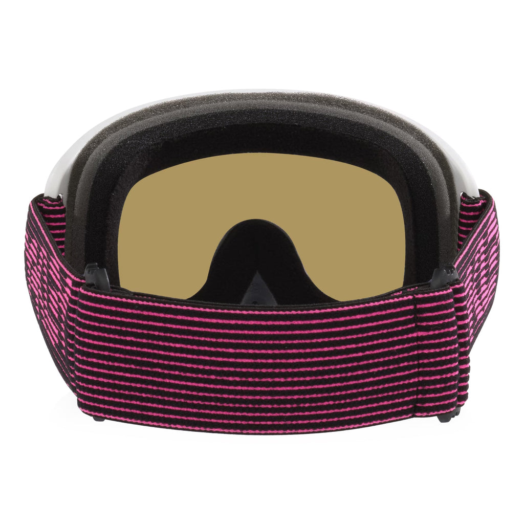 Oakley O-Frame 2.0 PRO Goggles (White/Pink Streaks) Black Ice Iridium Lens