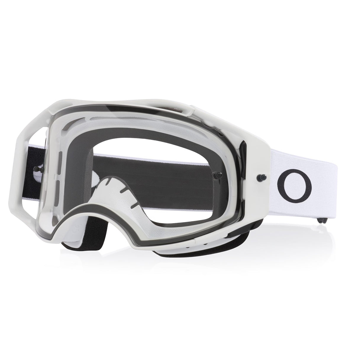 Oakley Airbrake LITE Goggles (Matte White) Clear Lens