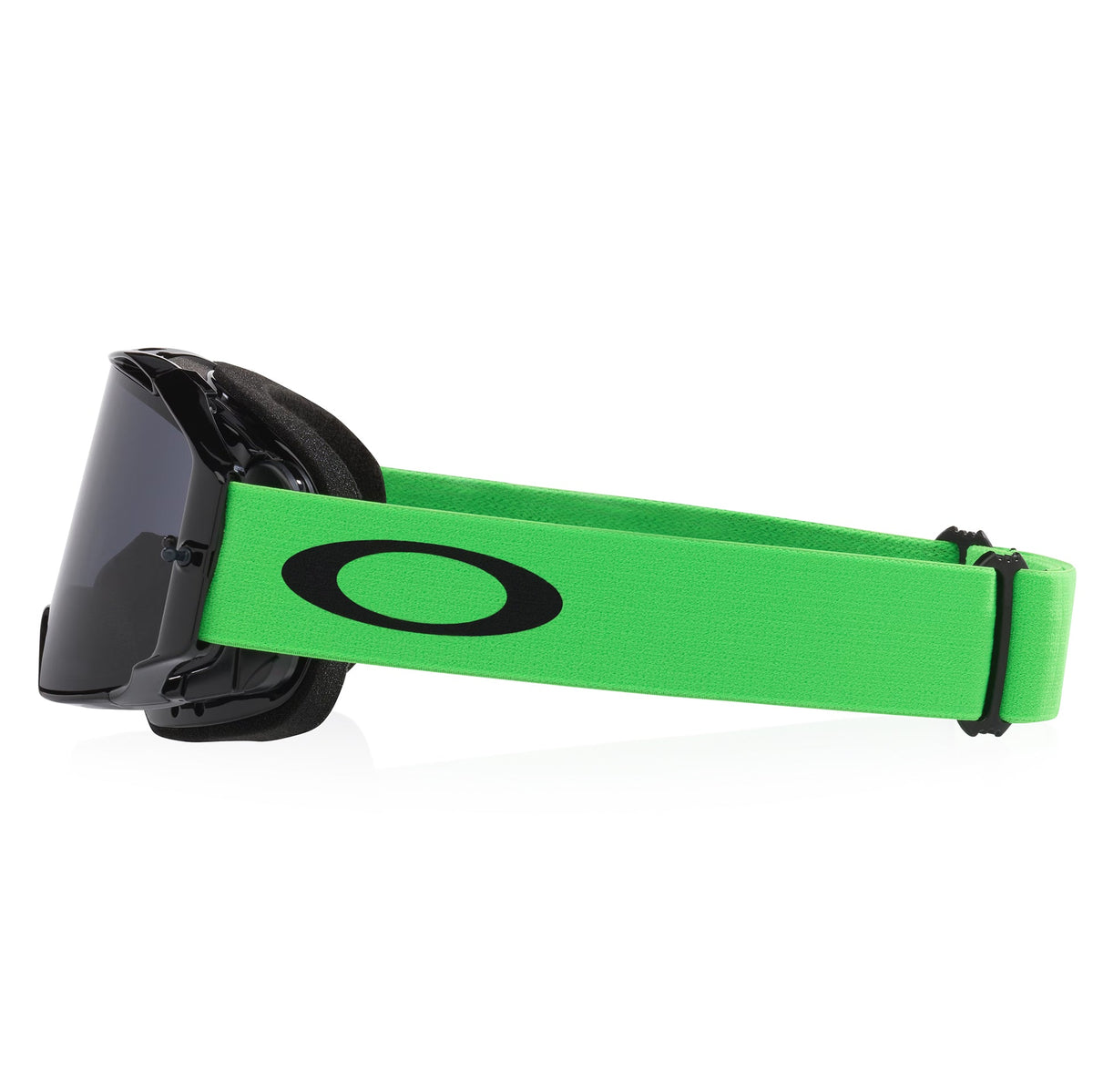 Oakley Airbrake LITE Goggles (Black/Green) Dark Smoke Lens