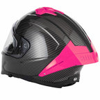 VCAN H162 X-Zero Motorcycle Helmet (Black/Pink)