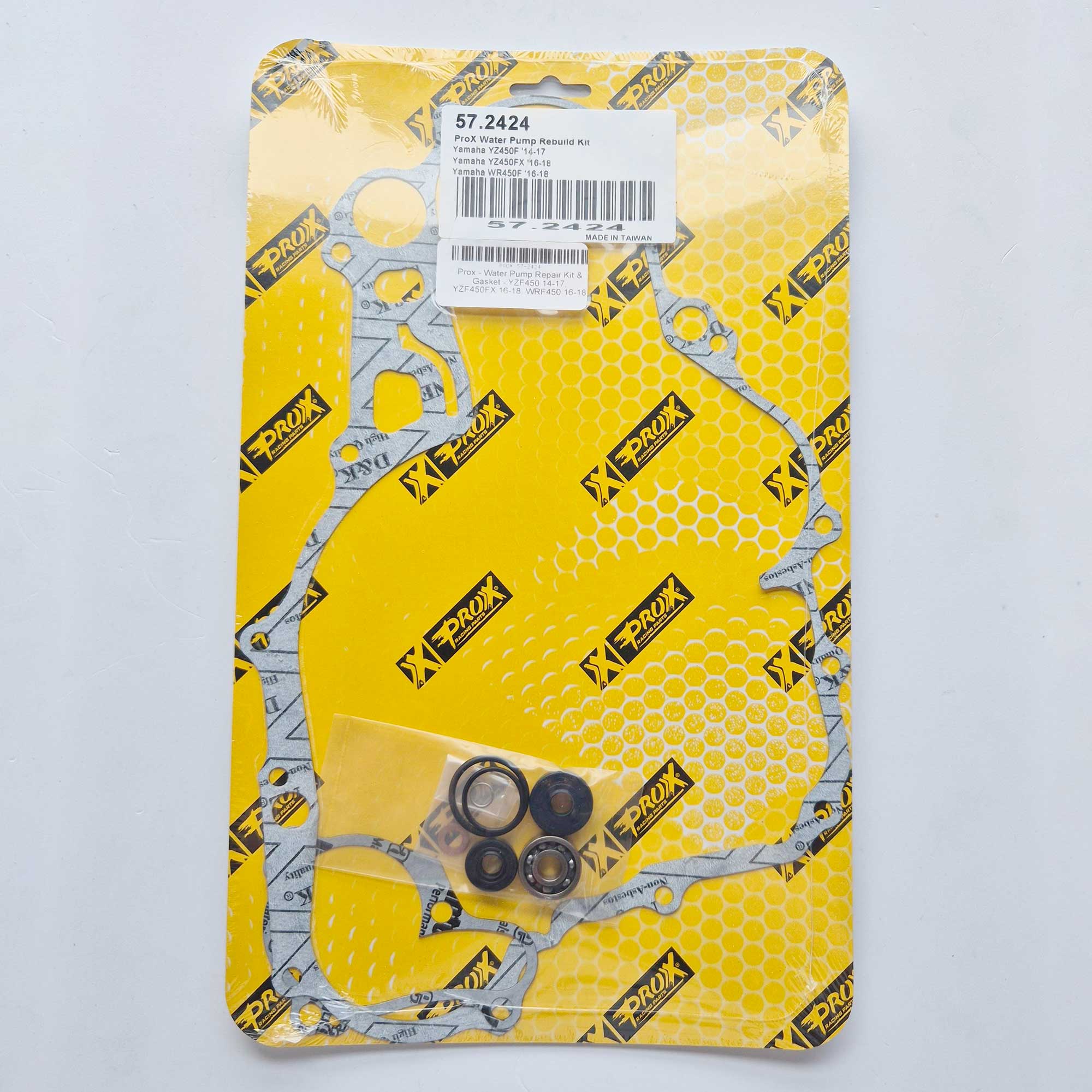Prox - Water Pump Repair Kit & Gasket - YZF450 14-17, YZF450FX 16-18, WRF450 16-18