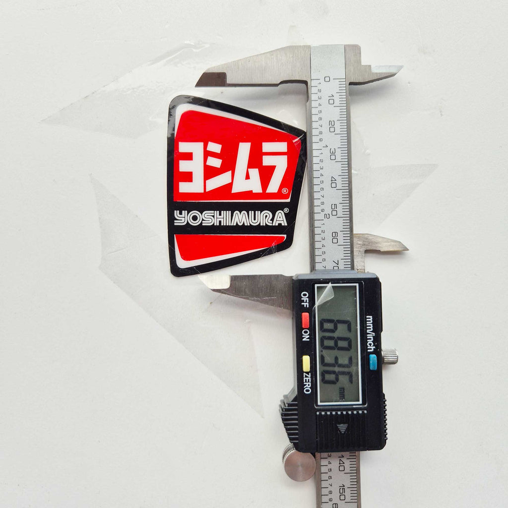 Yoshimura (Spares) End Cap Heatproof Sticker - RS9 LEFT x 1